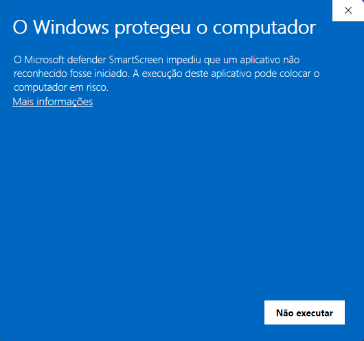 Layar Windows: Windows melindungi PC Anda, tautan Info selengkapnya